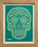 Obey Dia De Los Muertos Calavera (Turquoise)