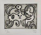 Joan Miró - Femme et Oiseau Devant la Lune