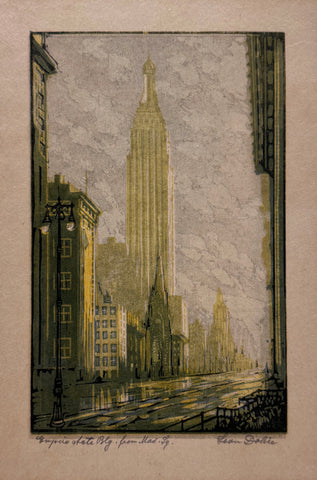 Leon Louis Dolice- Empire State Building from Madison Square