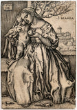 Hans Sebald Beham - Virgin & Child with Parrot