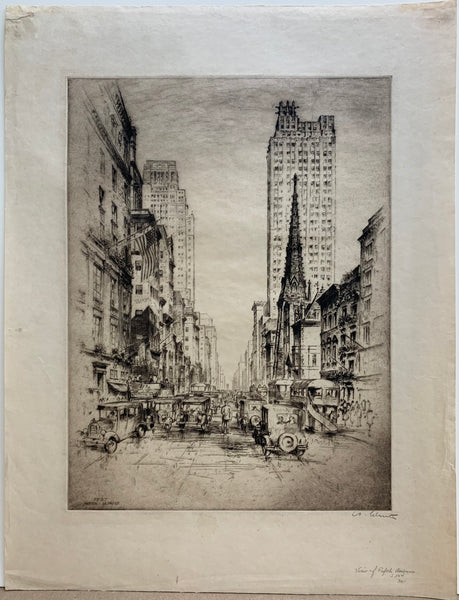 Anton Schutz - View of Fifth Avenue