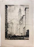 T.F. Simon - Broadway and Woolworth Bldg.